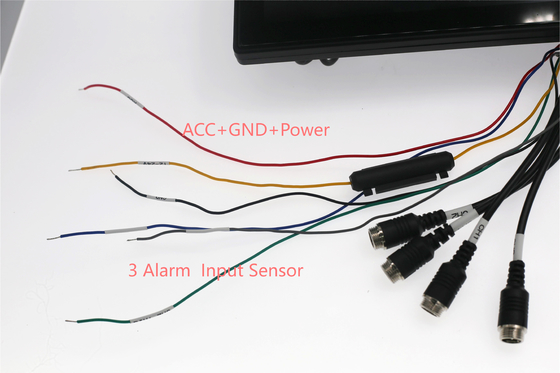 4G Car Mounted SD Card Recording All-in-One Machine com monitoramento de 4 canais e posicionamento GPS