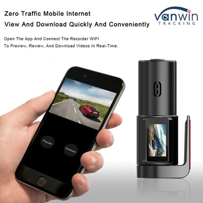 ADAS Visão Noturna HD Monitoramento de estacionamento Internet móvel WIFI Oculto 360 ° 1 Inch Drive Recorder