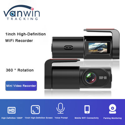 ADAS Visão Noturna HD Monitoramento de estacionamento Internet móvel WIFI Oculto 360 ° 1 Inch Drive Recorder