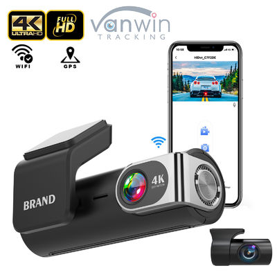 Visão Noturna Gravador de Direção 4K de Alta Definição Mini Câmera de Carro Suporta Wi-Fi e GPS