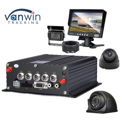 4CH 1080P H.265 Cartão SD DVR móvel GPS Tracker para Instrumento de Gravação de Carro