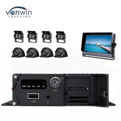 8CH 1080P H.265 HD GPS Vehicle Mobile DVR Recorder com saída de 12V 2.5A e 5V 2A