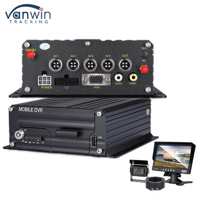 Veículo 1080P H.265 4CH SD Car Mobile DVR Dash Cam Record