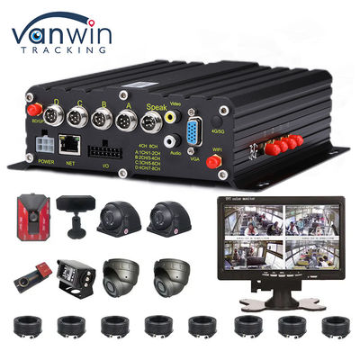 AI 4CH Car Recorder com GPS DVR 1080p Mobile DVR Car DVR Video Recorder