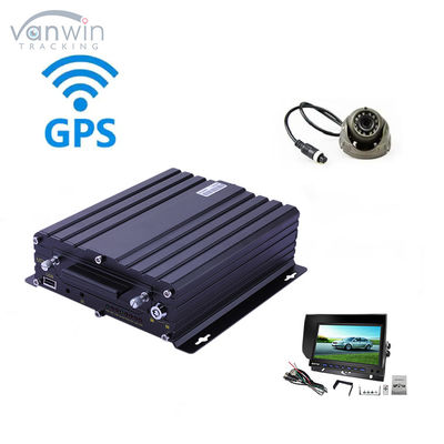 H.265 4CH HD Vehicle Mobile DVR 1080P AI Car Recorder com entrada de alarme entrada de velocidade de pulso