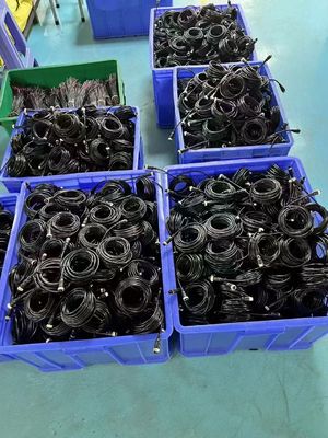 20m 4P Din Jack cabo de extensão duplo blindado conector feminino para masculino para câmera de ônibus