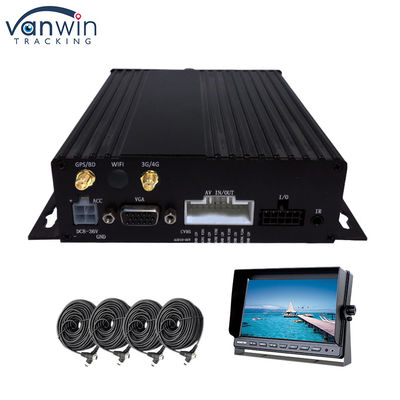 GPS 1080P HD 4CH DVR móvel Cartão SD Samrt WIFI Autobus Veículo gravador de vídeo digital