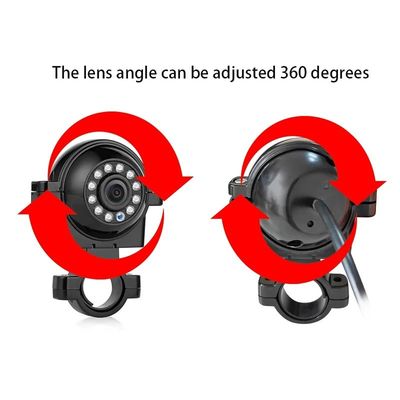1080P Wide-Angle Front And Rear Side View Camera Visão noturna AHD Car Bus Truck Reversing Rearview Camera