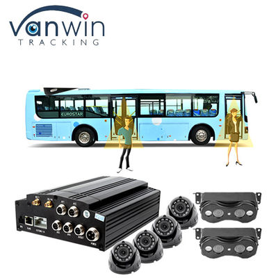 8CH 1080P Contador de passageiros MDVR para ônibus de 2 portas, sistema de contagem de passageiros de ônibus de alta precisão