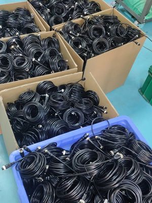 20m Grade de aviação GX12 4pin Homem para Fêmea câmera de retrocesso câmeras de visão traseira cabo de extensão para DC 12V/24V conexão