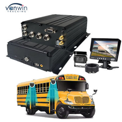 Cartão de armazenamento de carro AHD 1080P 4CH Disco rígido DVR móvel Monitor de vídeo de alta definição
