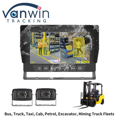 IP69K 7 / 10.1 polegadas de resistência à água AHD Quad TFT Monitor de carro Display Para veículos universais