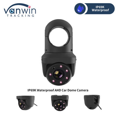 Mini AHD 6 luzes IR IP69K Waterproof Car Dome Camera para caminhão de ônibus com supervisão noturna