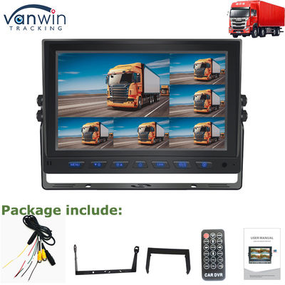 7 polegadas GPS em tempo real 4G AHD 4CH Monitor TFT Monitor de carro