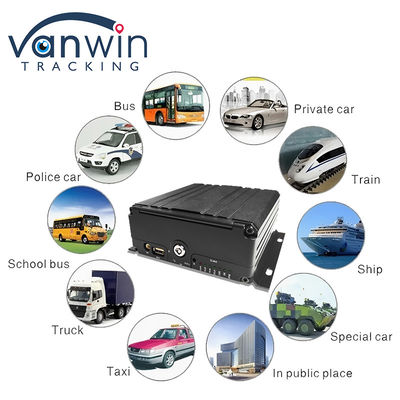 4G 6 canais H. 265 HDD Car Mobile DVR Para Câmera de Segurança Veículo