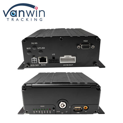4G 6 canais H. 265 HDD Car Mobile DVR Para Câmera de Segurança Veículo