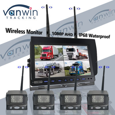 Sistema de câmera digital sem fio AHD de 7 polegadas para caminhão câmera traseira de carro Kit de monitoramento de carro TFT sem fio