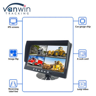 10.1 polegadas IPS Segurança TFT Monitor de carro HD 1080P Display para caminhão ônibus Câmera de veículo
