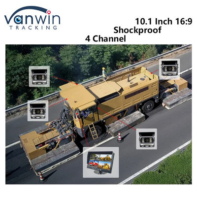 10.1 polegadas IPS Segurança TFT Monitor de carro HD 1080P Display para caminhão ônibus Câmera de veículo