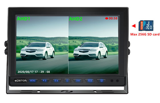 10.1 polegadas AHD Quadripation Monitor Monitor de bordo