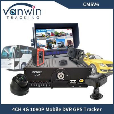 4CH Dual SD Card GPS MDVR Camera com 4G WiFi Mobile DVR Sistema de Segurança de Ônibus Escolar