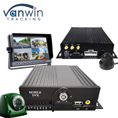 4CH Dual SD Card GPS MDVR Camera com 4G WiFi Mobile DVR Sistema de Segurança de Ônibus Escolar