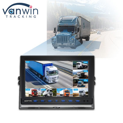 9 polegadas 8 canais AHD Monitor Video 1080P Car LCD IPS Monitor para ônibus caminhão trailer