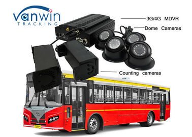 3G / o registrador da câmera da monitoração de tempo real 4G com povos do ônibus opõe GPS OSD de seguimento