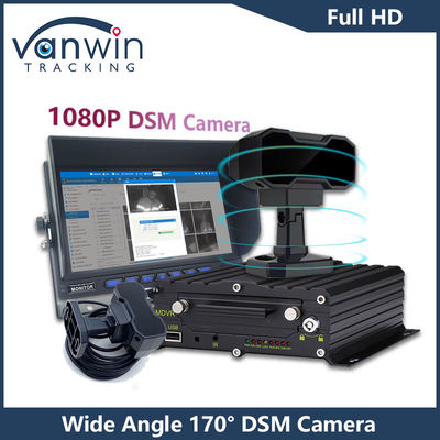 DMS 4G GPS Full HD Monitoramento Caminhão Câmera de fadiga Anti-sono Material de segurança Condutor