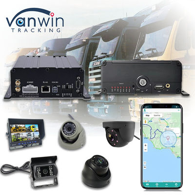 4CH GPS 4G WiFi Mobile DVR Full HD 1080P Car Camera HDD Mdvr Para ônibus Van Veículo de caminhão