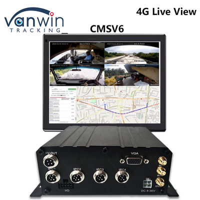 8CH AHD Dual SD Card Mobile DVR System 4G WIFI GPS MDVR para visualização ao vivo