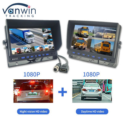 10.1 polegada AHD Car Screen Display 8CH MDVR Camera 1080P Color TFT Car Monitor Systems