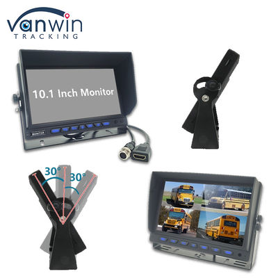 10.1 polegada AHD Car Screen Display 8CH MDVR Camera 1080P Color TFT Car Monitor Systems