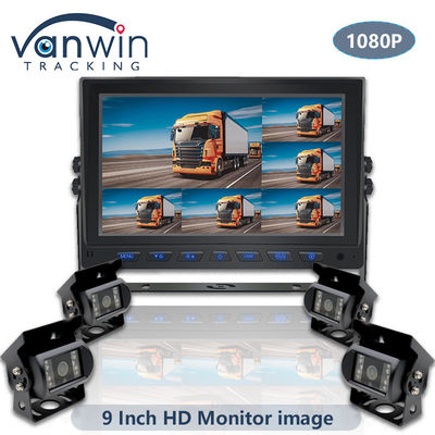 Monitor de 8 canais Full HD Split Display Monitor para veículo