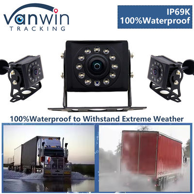 Segurança IP69K AHD Câmera de Segurança 12 IR Visão Noturna Retrovisor Veículo Câmera de CCTV de carro
