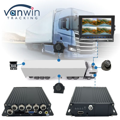 4G GPS Dual SD Card DVR móvel 1080P 4CH CCTV Camera Recorder Segurança DVR de rastreamento móvel