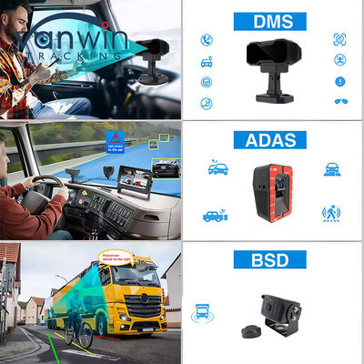 8CH AI BSD ADAS DMS MDVR System HD 1080P HDD DVR móvel com função 4G GPS WIFI