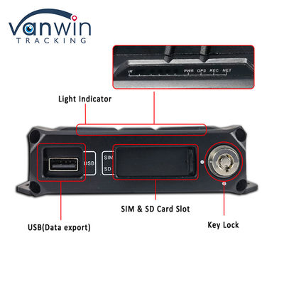 H.264 4CH HD 1080P DVR móvel 4G GPS WIFI SD Card MINI MDVR para monitoramento de vídeo de carro