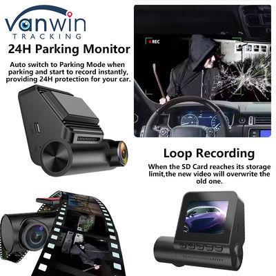 Full HD 4K Dash Cam Dual Lens Gravador de vídeo Visão noturna Monitor de estacionamento Dashcam