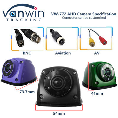 IP69 1080P Câmera de carro Câmera lateral AHD Com 6pcs luzes IR Câmera de Super Visão Noturna