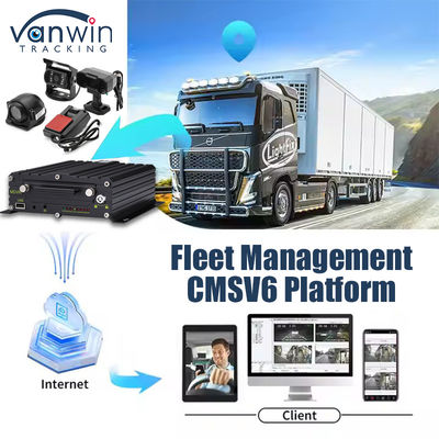8CH AI ADAS DMS BSD DVR móvel HDD MDVR 2TB Plataforma de rastreamento de suporte de veículos DVR de veículos