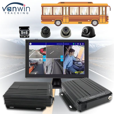 OEM ODM Real Time 4CH GPS DVR móvel com 4G 1080P WiFi Dual SD Card MDVR para ônibus