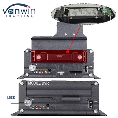 H.265 4CH 1080P HDD DVR móvel Veículo Kit de gravação de vídeo CCTV Sistema de câmera MDVR