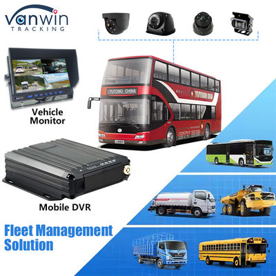 4CH 1080P Dual SD Card Mobile DVR Suporte Sensor de Óleo 4G Monitoramento de Vídeo em Tempo Real GPS Tracker