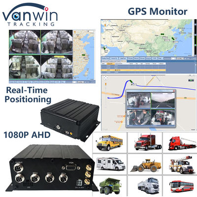 H.265 4CH Full HD Mobile DVR Live Stream Blackbox Recorder 4G Wifi GPS CCTV de veículo