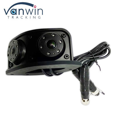 HD IR Visão Noturna À Índia 1080P Dupla Lente Vista Lateral Área Cegada Visão Retrô Espelho Visão Retrô Câmera de Backup para ônibus