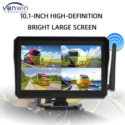 10.1 polegada 1080P Wireless Car Monitor Camera Kit Night View Função Camera Split Monitor