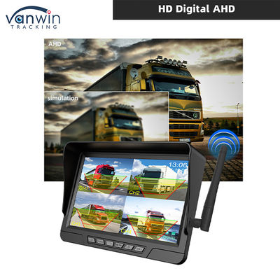 Kit de câmera solar de monitoramento de carro sem fio de 7 polegadas com câmera sem fio de segurança de CCTV IP68