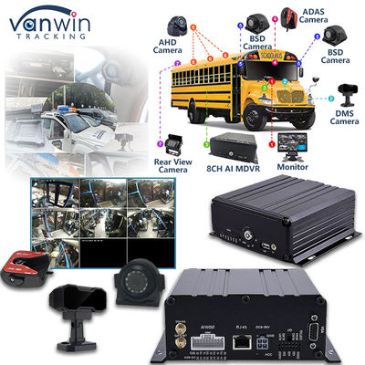 8CH AI DVR móvel com função ADAS DMS BSD MDVR solução avançada de segurança do veículo