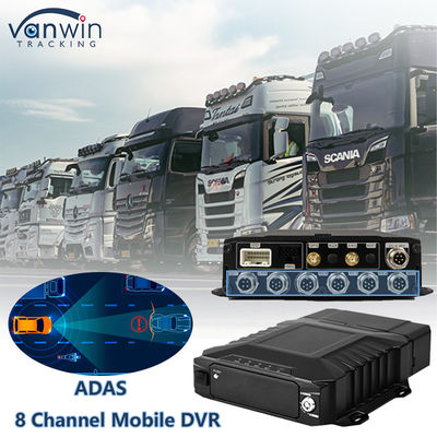 8CH 1080P Ai HDD Mobile DVR Monitorização e rastreamento em tempo real 4G Ai Adas DMS MDVR Sistema de CCTV